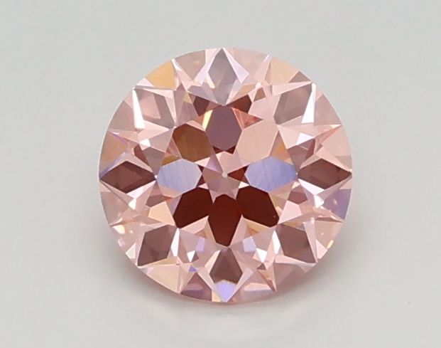 0.55 CT Fancy Vivid Pink OLD EUROPEAN CUT
