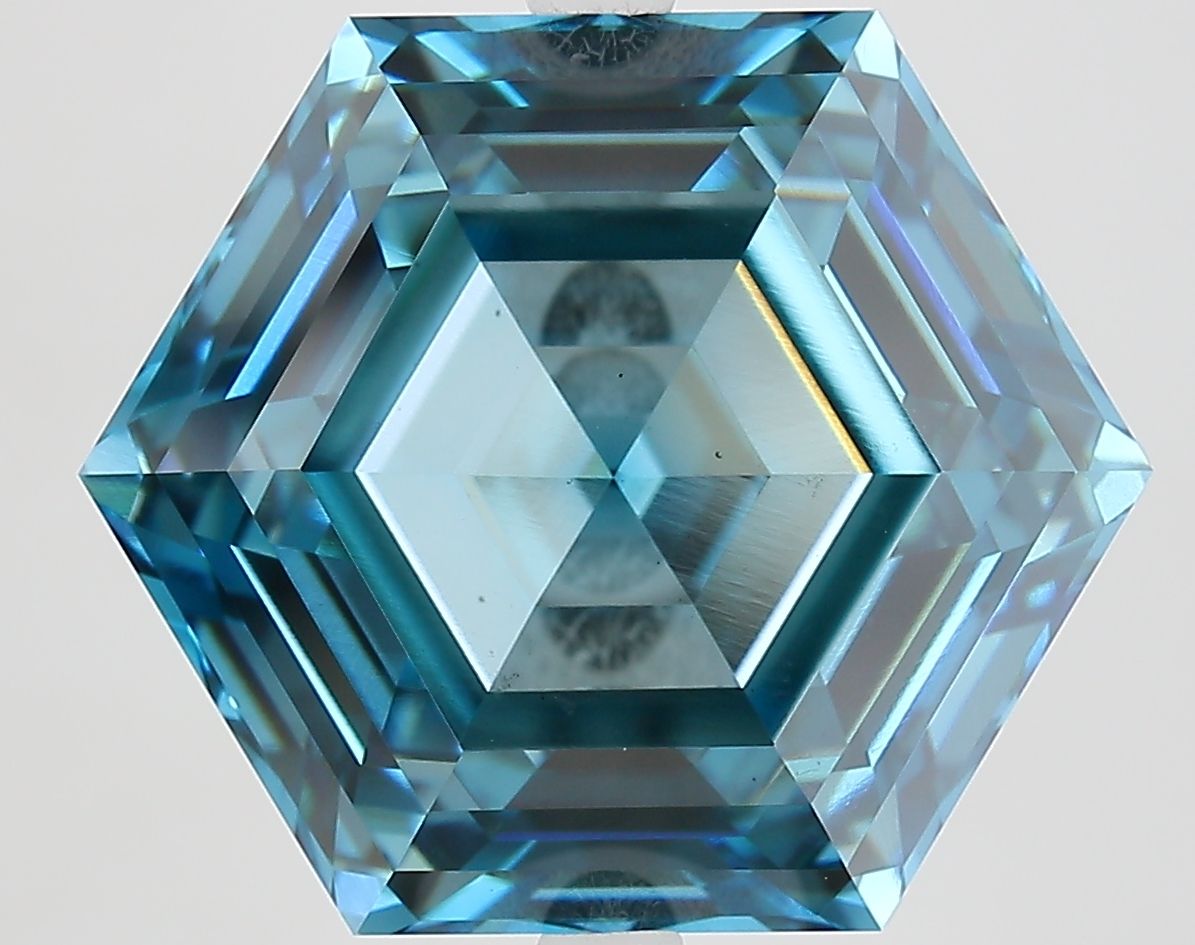 11.83 ct lab-grown Hexagonal Diamond
