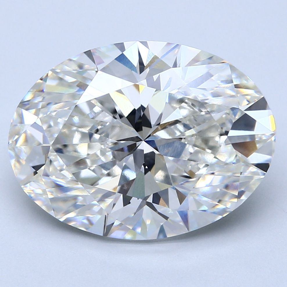 9.18 ct. oval Lab Grown Diamond front image