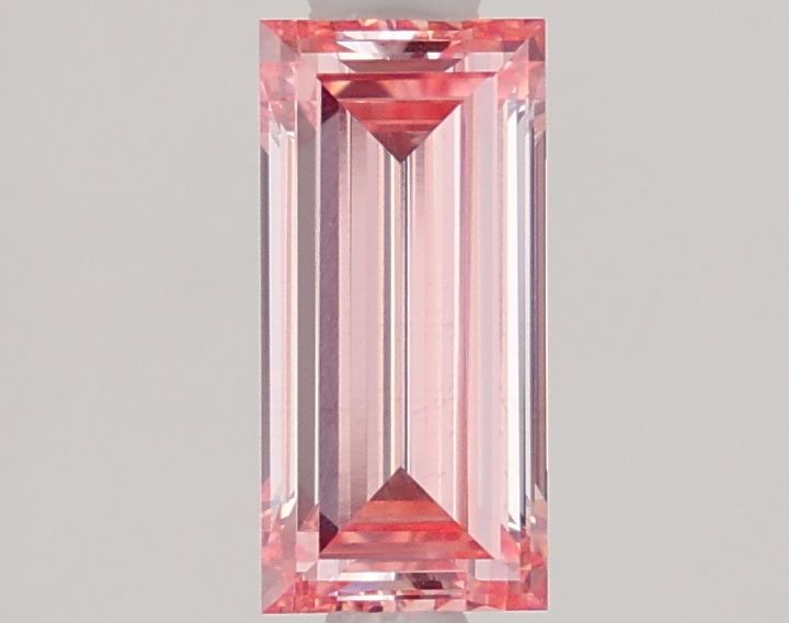 1.05 CT Fancy Intense Pink BAGUETTE