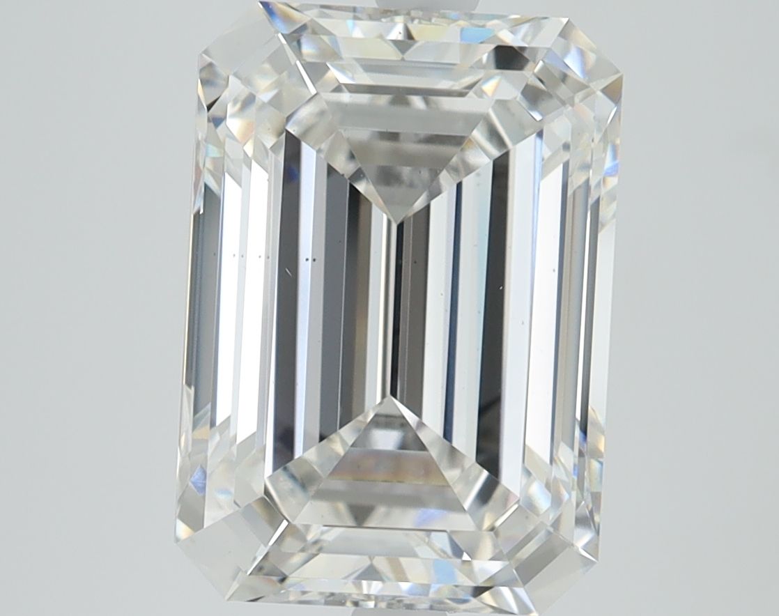 5.02 ct. emerald Lab Grown Diamond front image