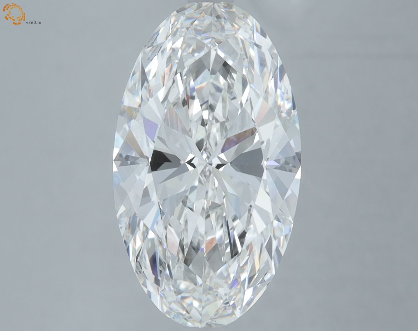 4.51 ct. oval Lab Grown Diamond front image