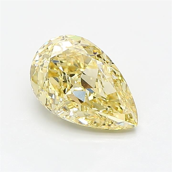 1.52 CT Fancy Yellow PEAR
