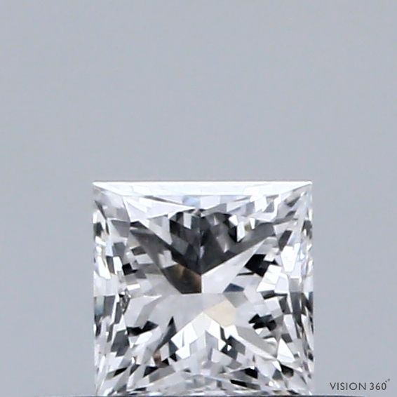 0.34 ct lab-grown Princess Diamond