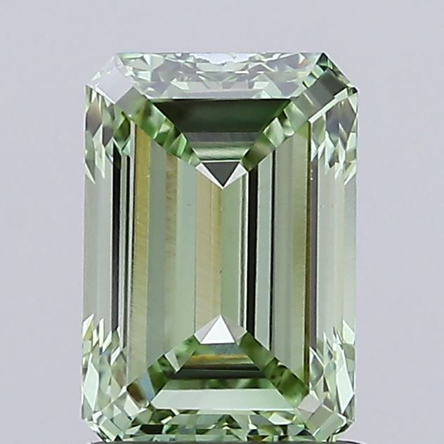 1.32 CT Fancy Vivid Green EMERALD