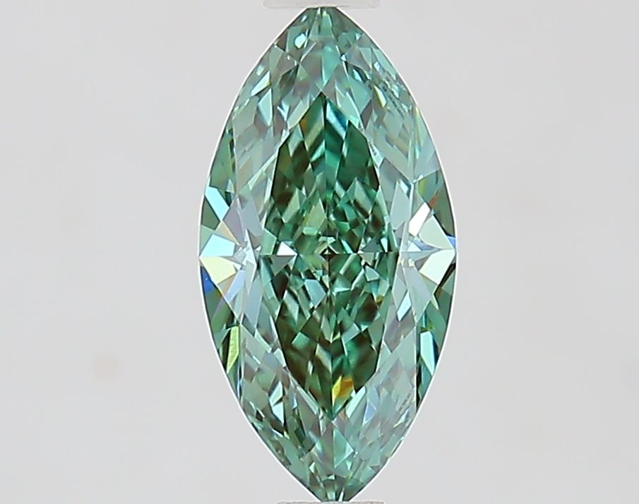 1.0 CT Fancy Vivid Green MARQUISE