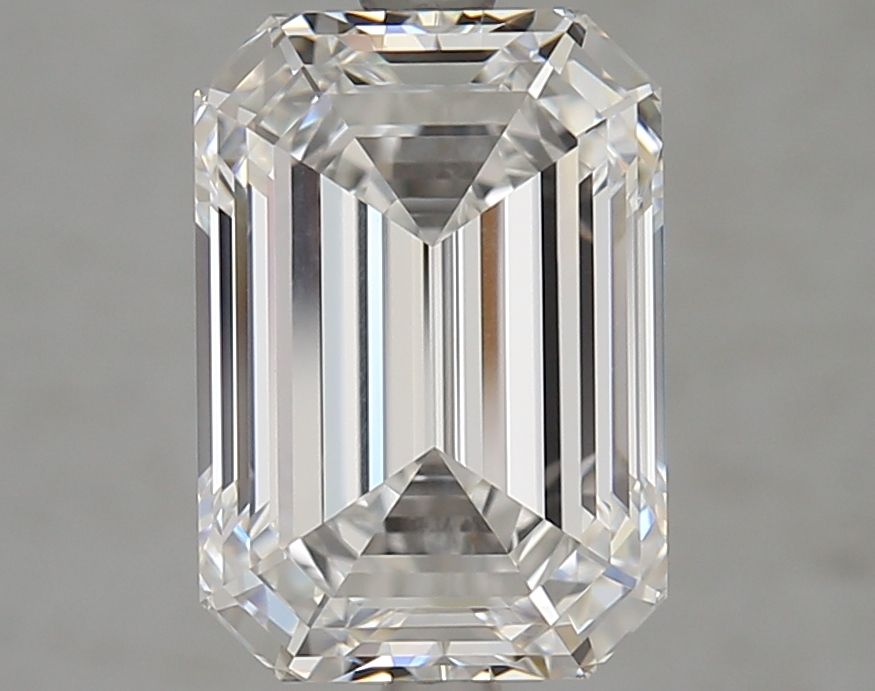 Diamant Émeraude 4.13 ct - Couleur E - Pureté VVS1