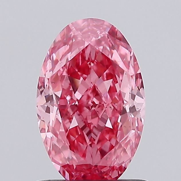 1.07 CT Fancy Vivid Pink OVAL