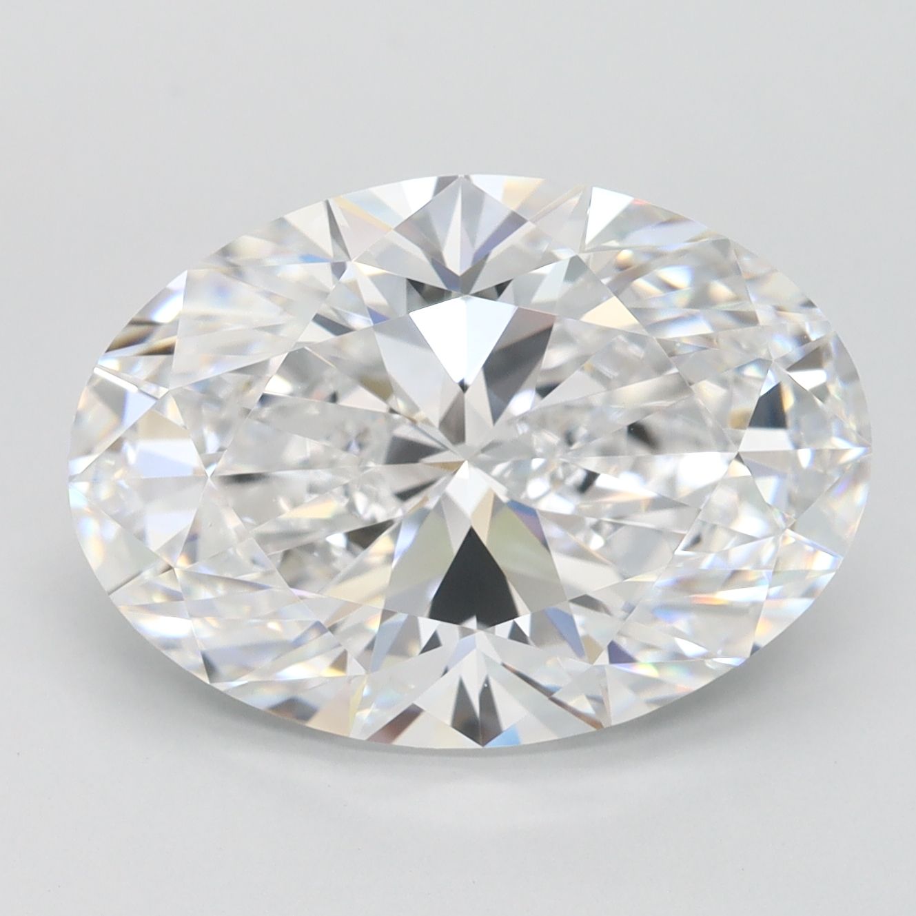 5.28 ct. oval Lab Grown Diamond front image