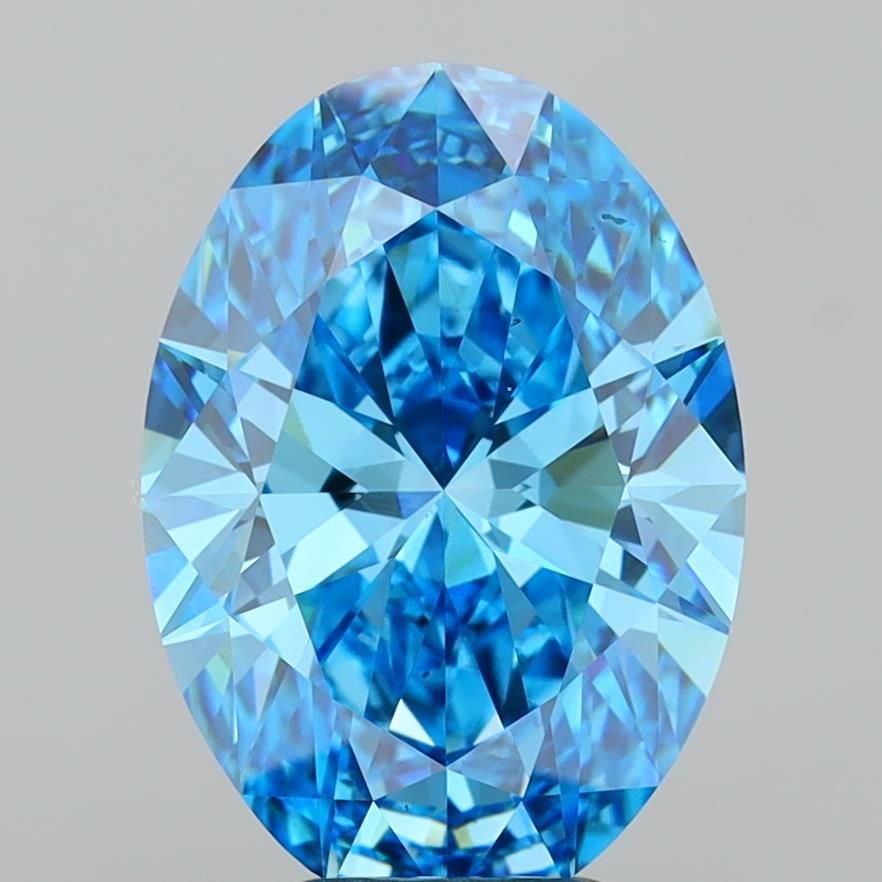 5.07 ct. oval Lab Grown Diamond front image