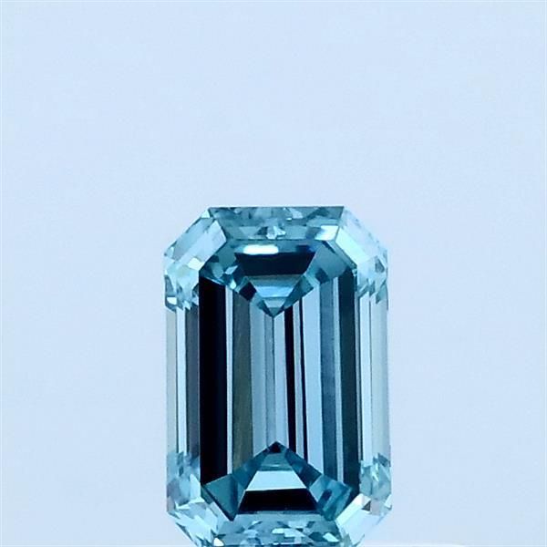0.44 CT Fancy Intense Green Blue EMERALD