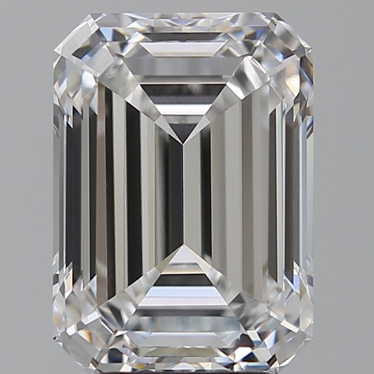 Diamant Émeraude 5.05 ct - Couleur E - Pureté VVS2