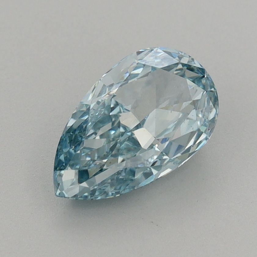 1.34 CT Fancy Intense Greenish Blue PEAR