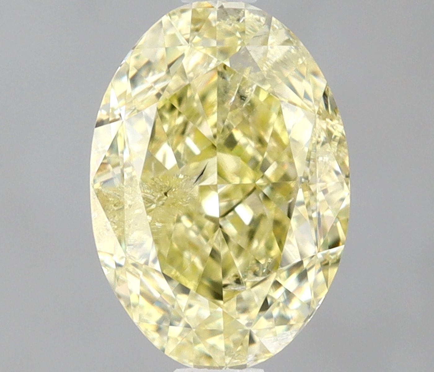 Diament 1.0 ct Fancy Yellow/I2