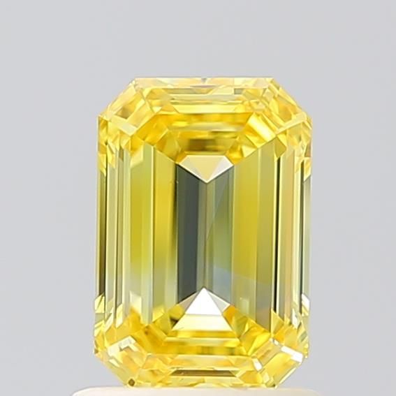 1.05 CT Fancy Intense Yellow EMERALD