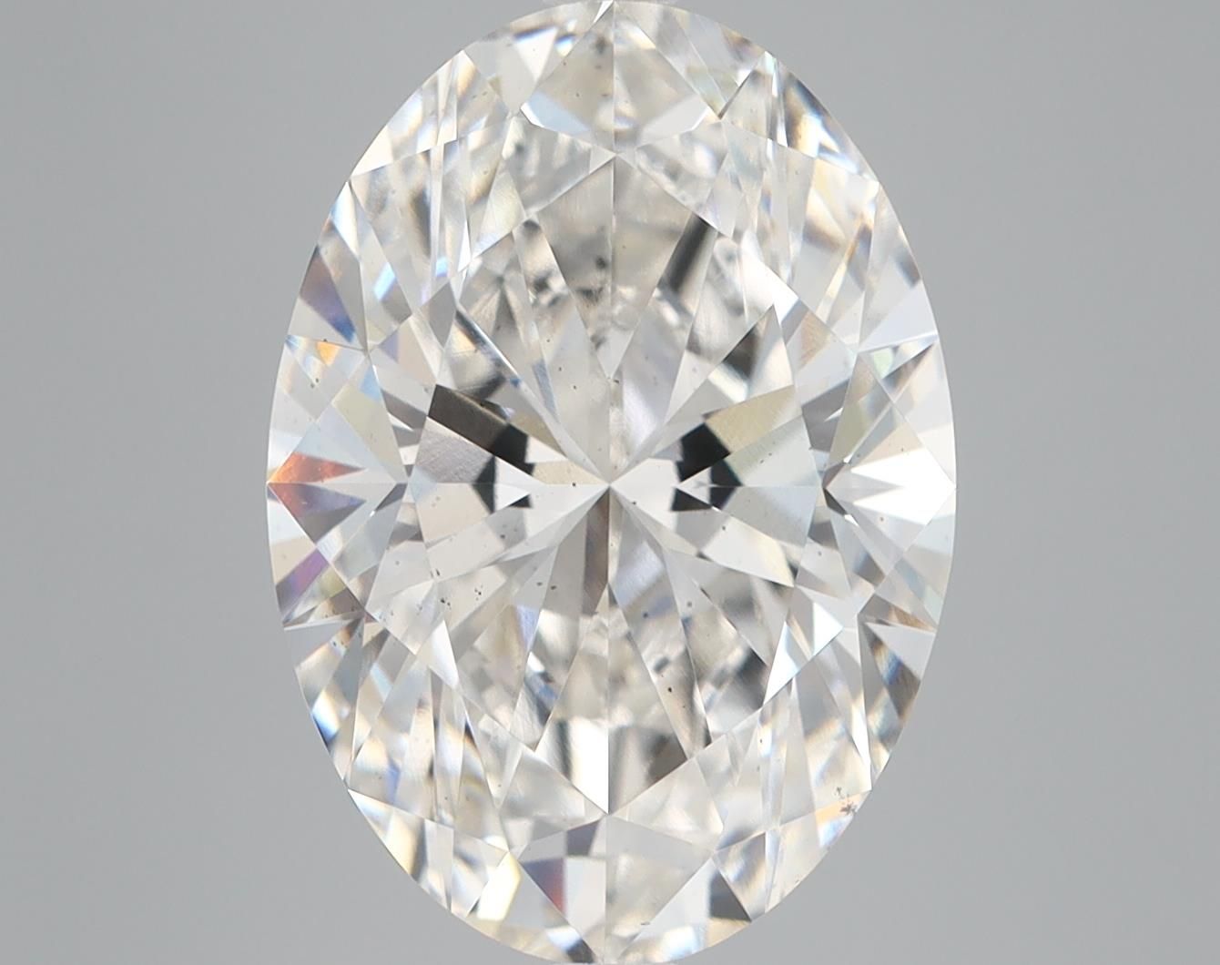 6.04 ct. oval Lab Grown Diamond front image