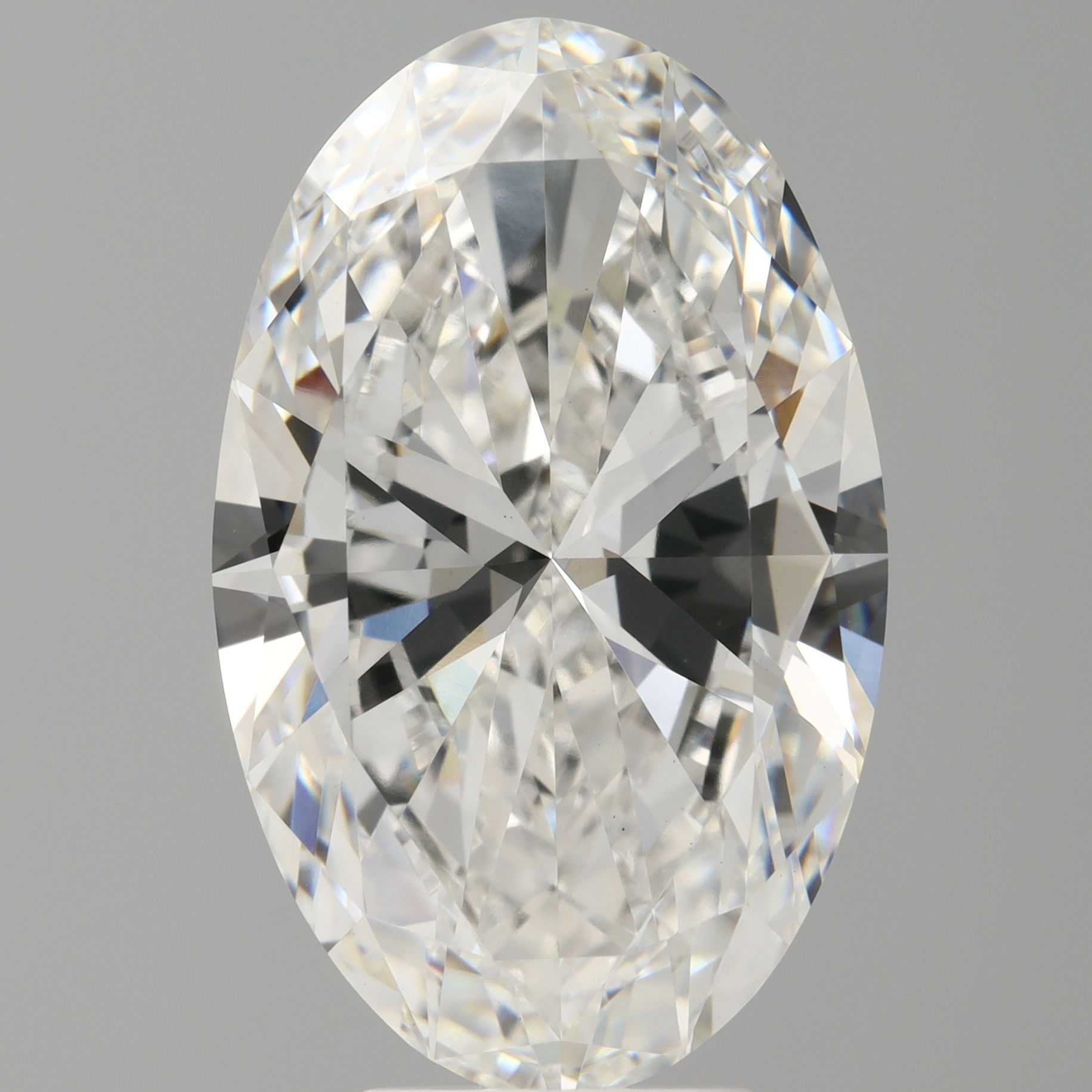 6.50 ct. oval Lab Grown Diamond front image