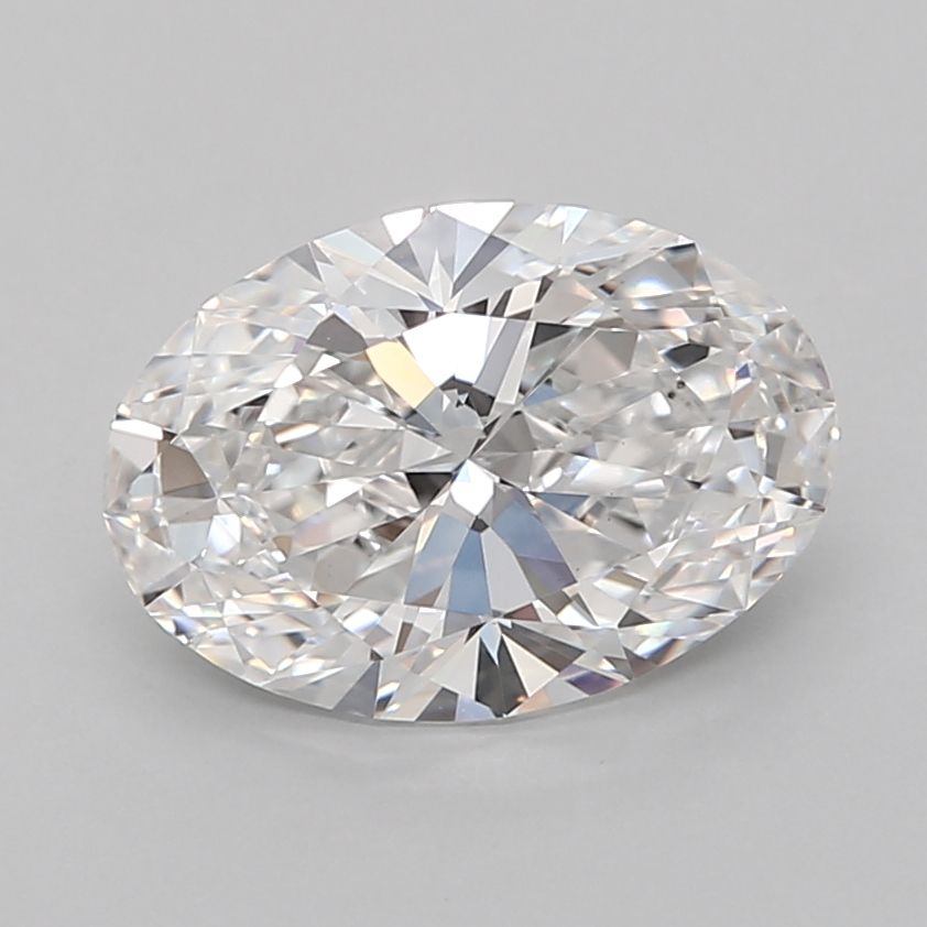 3.01 ct. oval Lab Grown Diamond front image