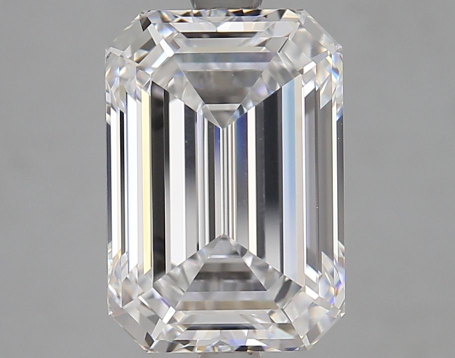 Diamant Émeraude 4.07 ct - Couleur D - Pureté VVS1