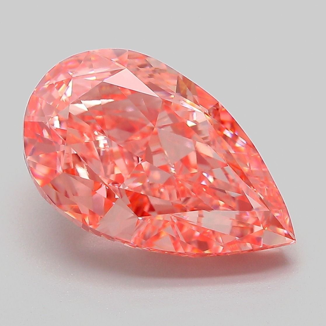 6.09 ct. pear Lab Grown Diamond front image