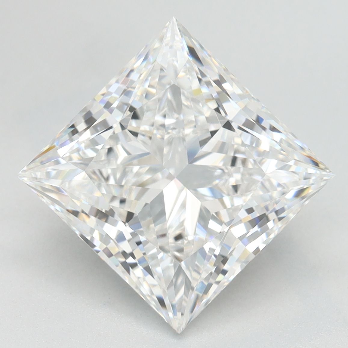 4.18 ct. princess Lab Grown Diamond front image