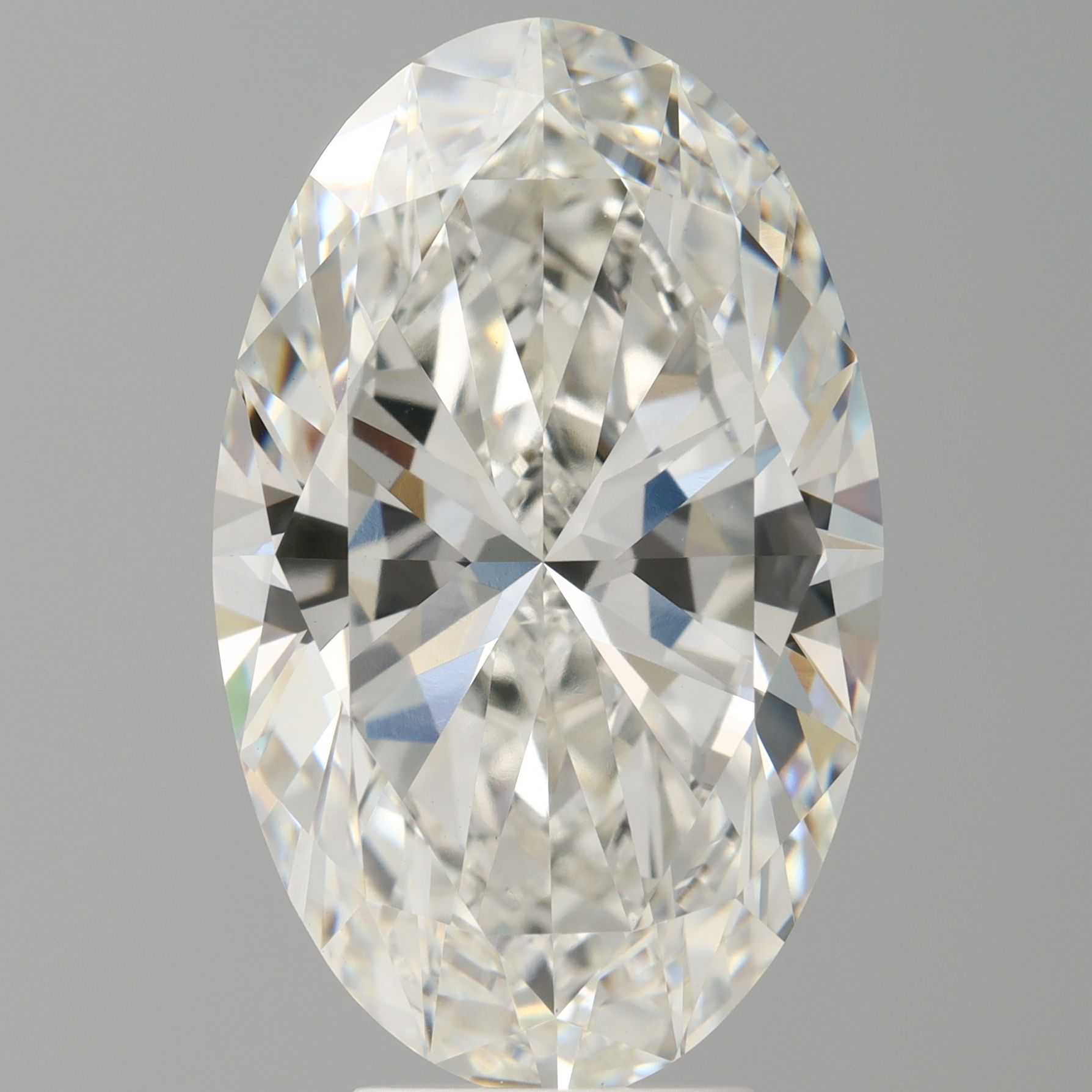 6.07 ct. oval Lab Grown Diamond front image
