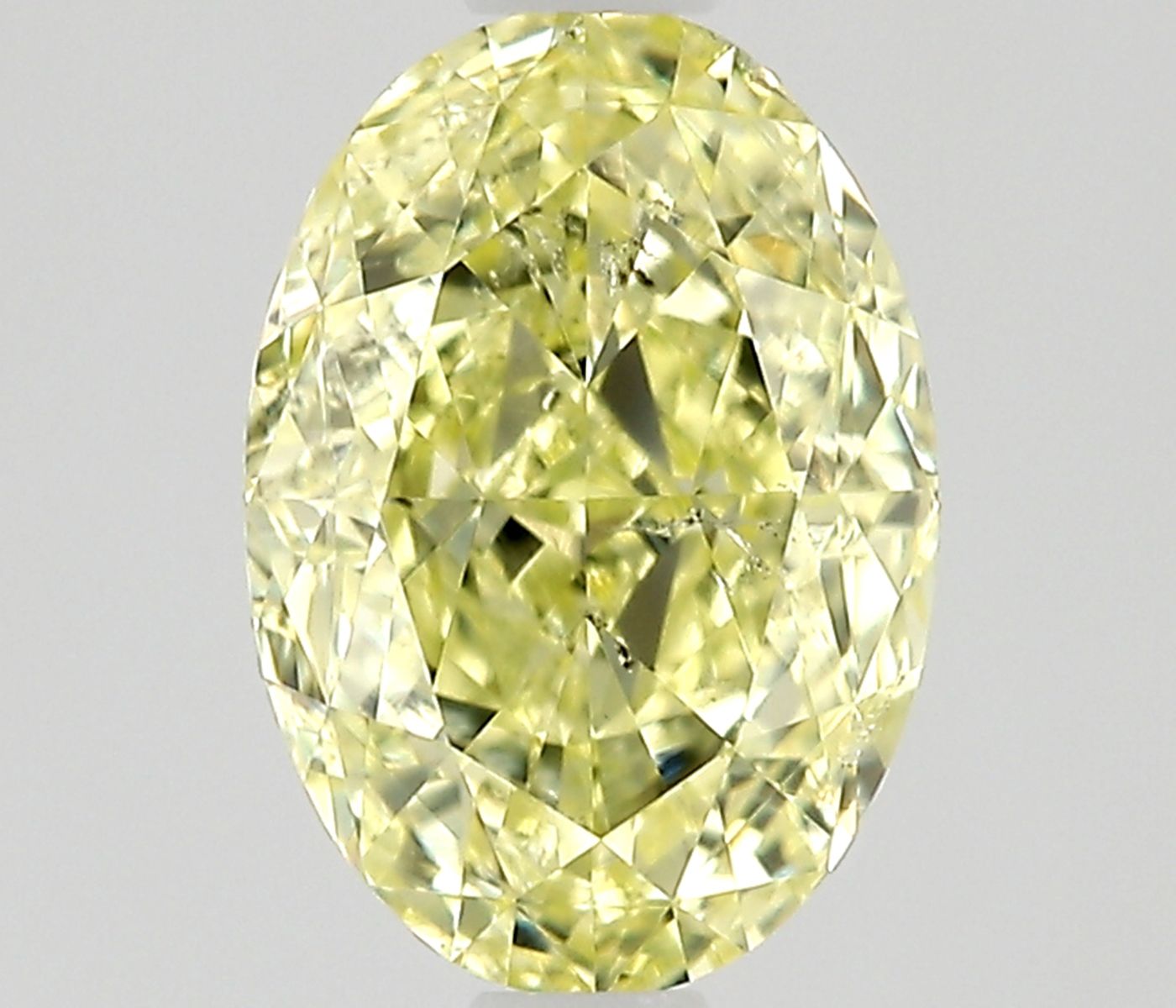 Diament 0.71 ct Fancy Yellow/SI2