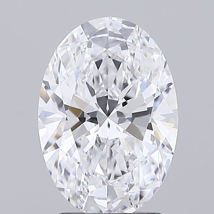 2.09 ct. oval Lab Grown Diamond front image