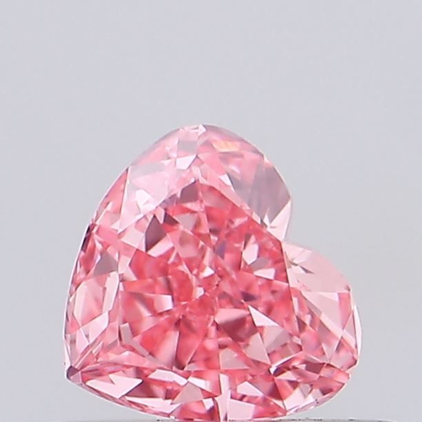 0.41 CT Fancy Vivid Pink HEART