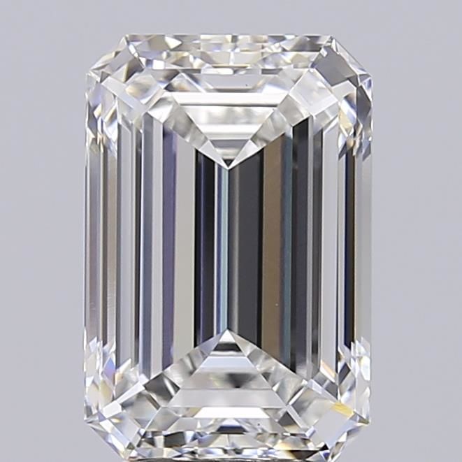 5.04 ct. emerald Lab Grown Diamond front image