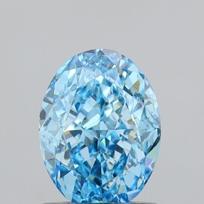1.04 CT Fancy Vivid Blue OVAL