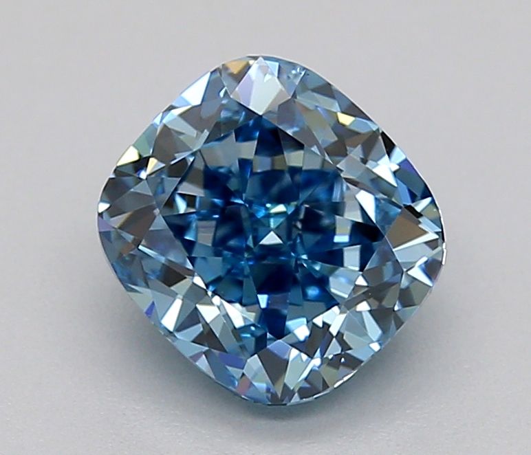 1.01 CT Fancy Vivid Blue CUSHION MODIFIED