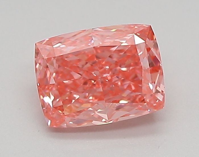 0.86 CT Fancy Vivid Pink CUSHION MODIFIED