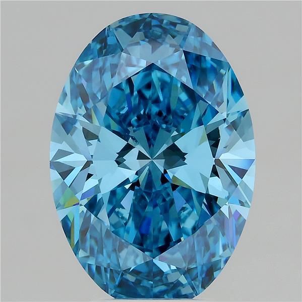5.09 ct. oval Lab Grown Diamond front image