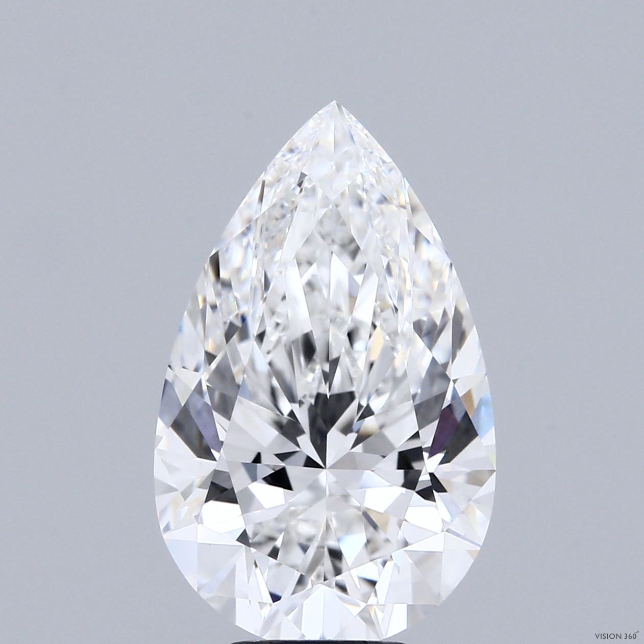 6.09 ct. pear Lab Grown Diamond front image