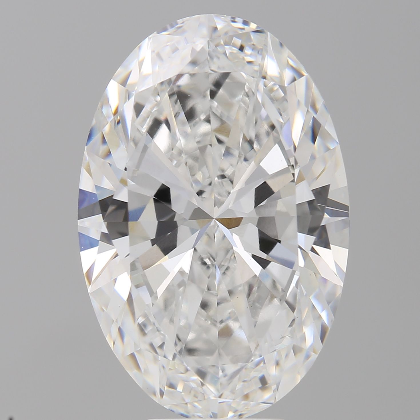 9.01 ct. oval Lab Grown Diamond front image