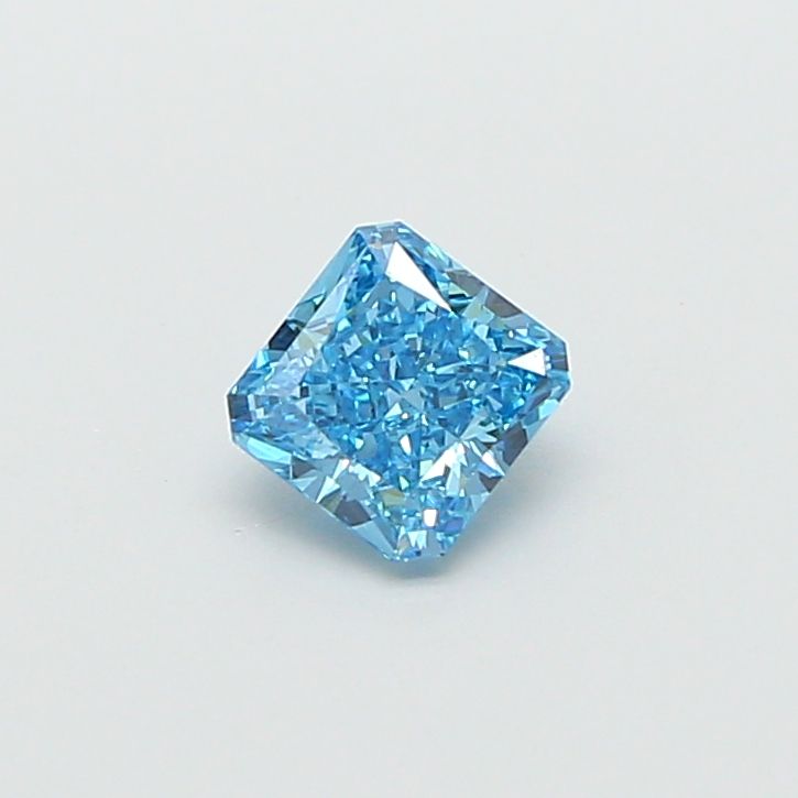 1.0 CT Fancy Vivid Blue SQUARE RADIANT