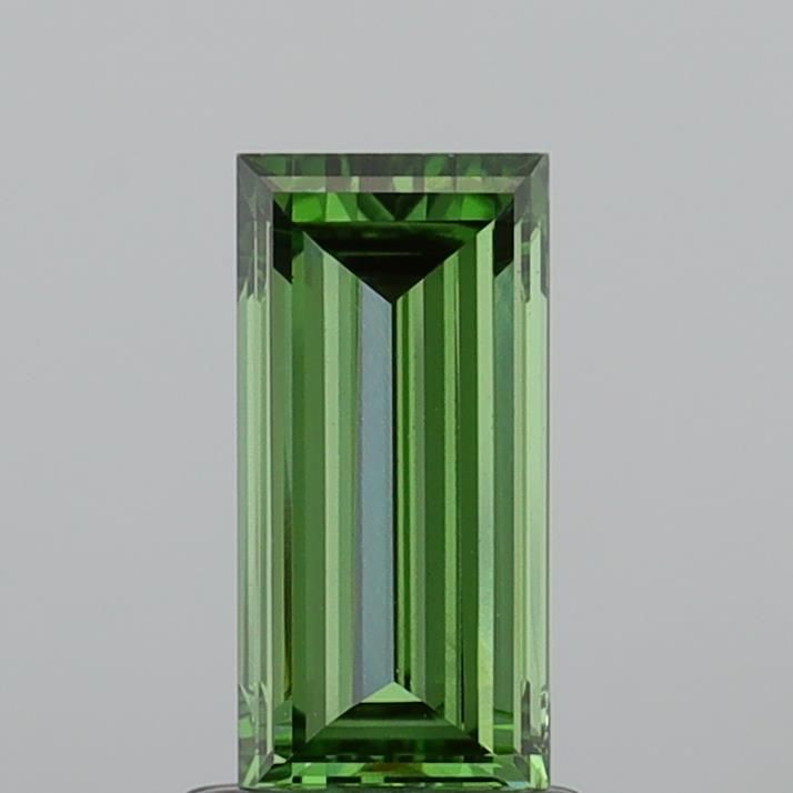 1.18 CT Fancy Vivid Green BAGUETTE