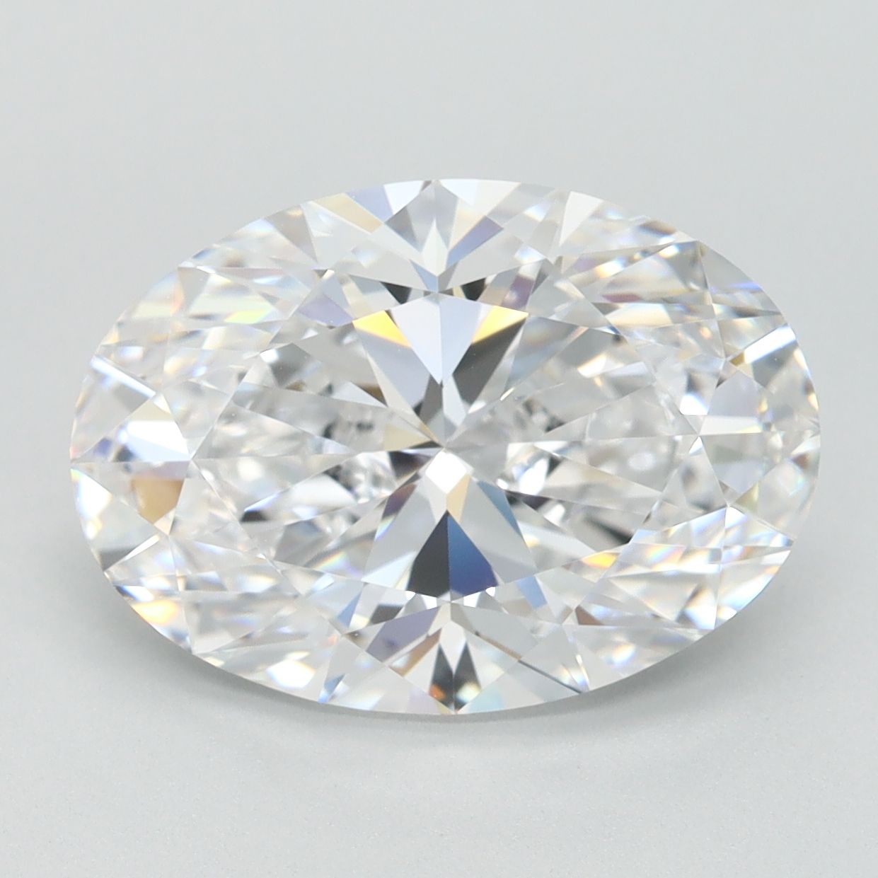 4.02 ct. oval Lab Grown Diamond front image