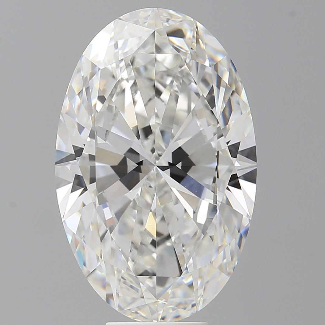 9.55 ct. oval Lab Grown Diamond front image