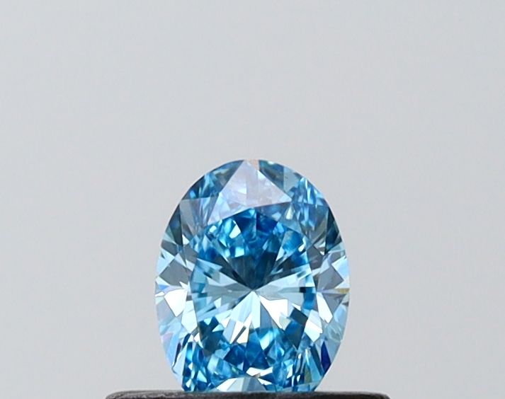 0.35 CT Fancy Vivid Blue OVAL
