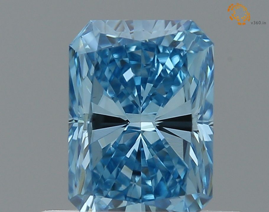 0.62 CT Fancy Vivid Blue RADIANT