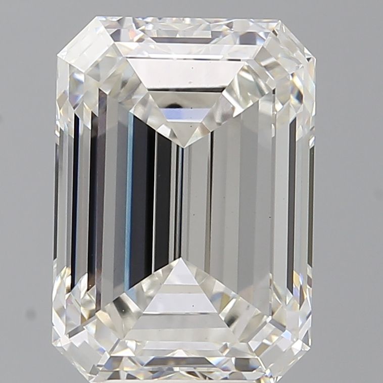 7.01 ct. emerald Lab Grown Diamond front image