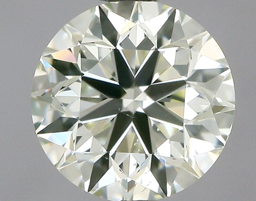 Diament 0.71 ct Light Green Yellow/SI1