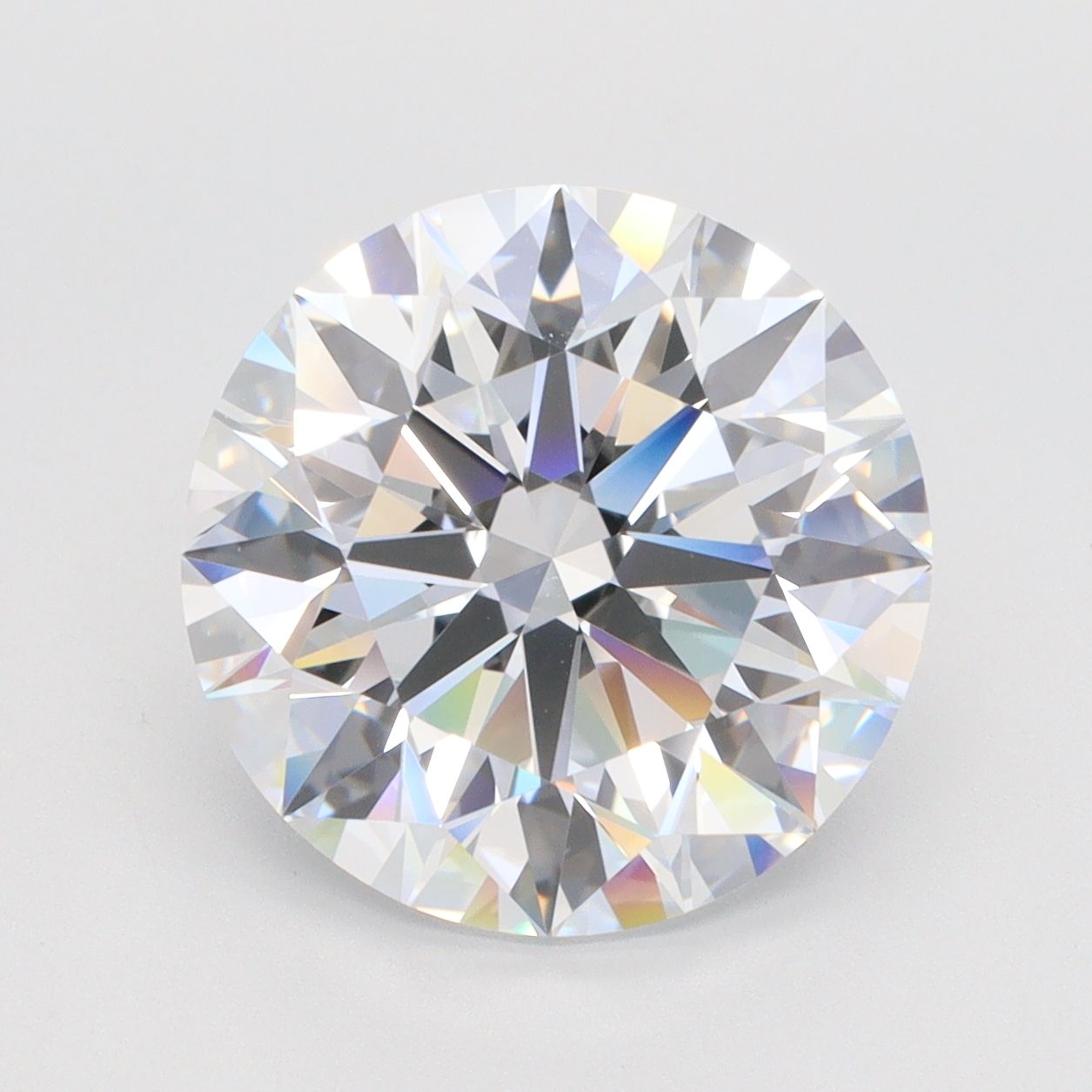 6.02 ct. round Lab Grown Diamond front image