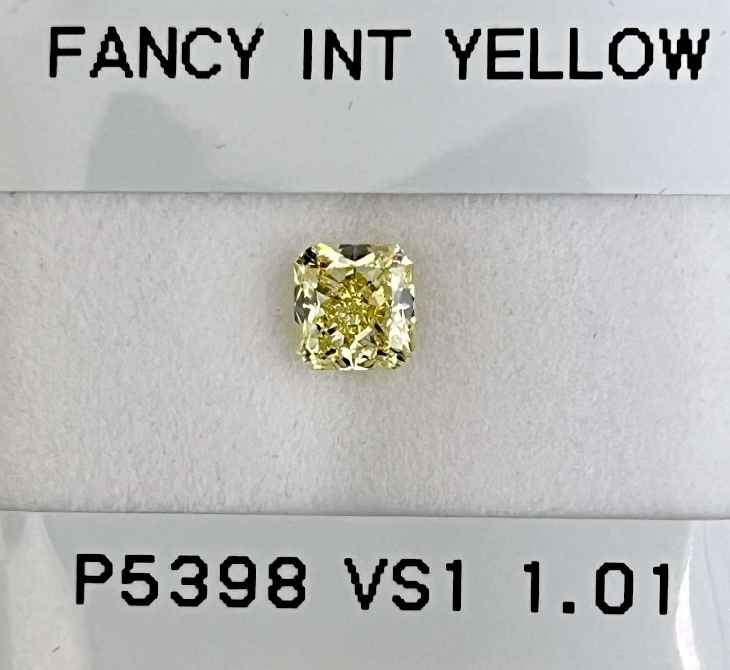 1.01 ct Square radiant Diamond