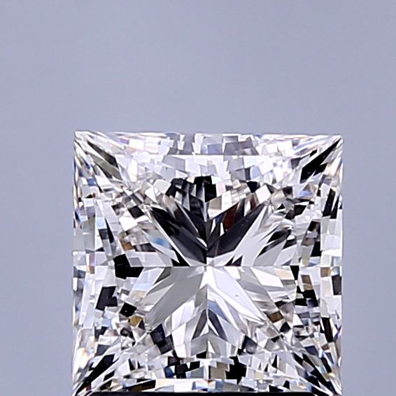 2.08 carat f VVS2 EX Cut IGI princess diamond
