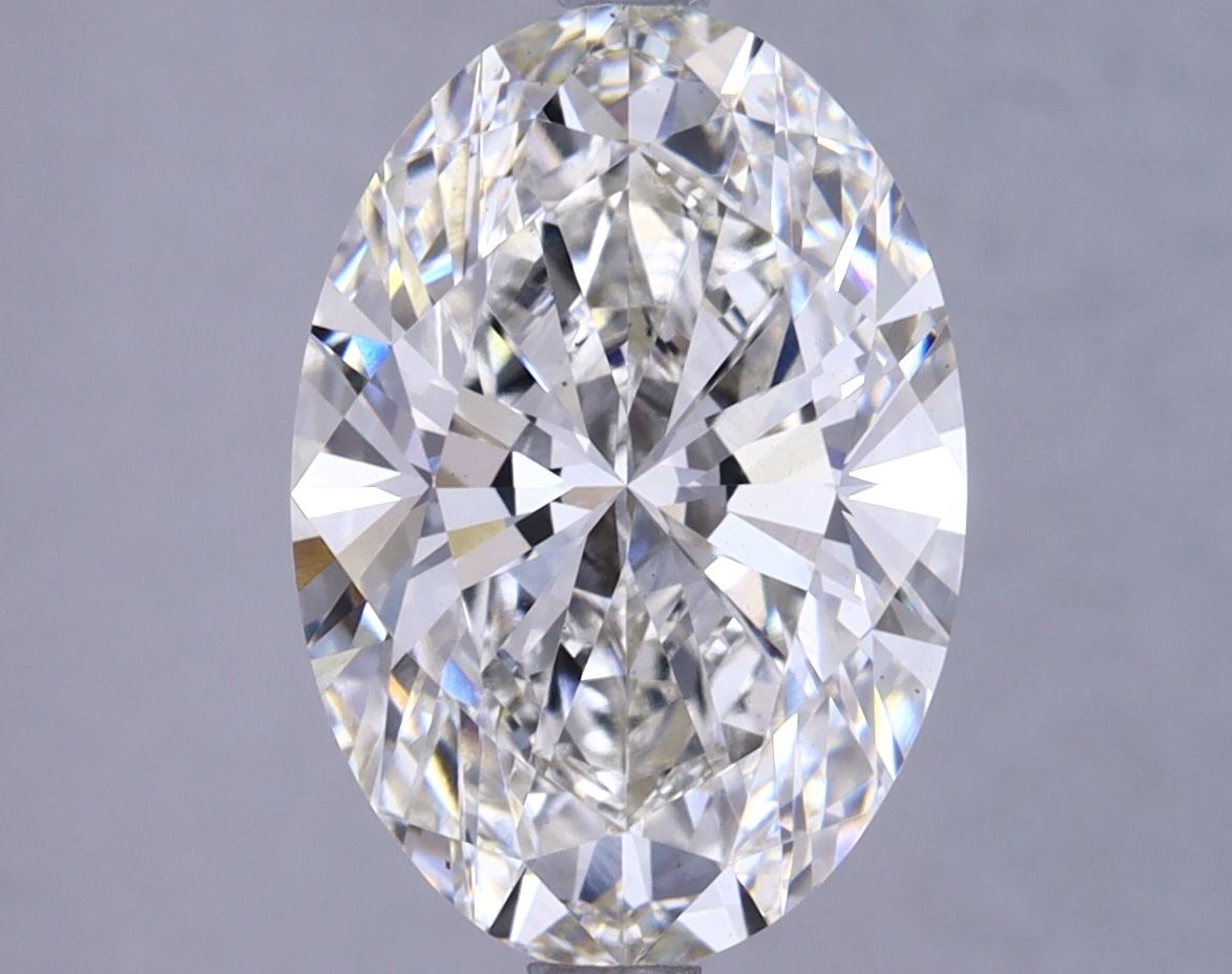 3.72 ct. oval Lab Grown Diamond front image