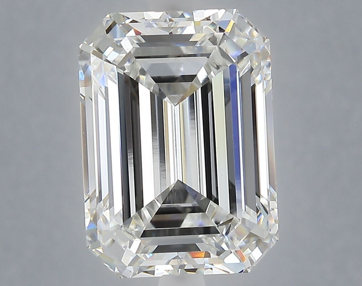 6.24 ct. emerald Lab Grown Diamond front image