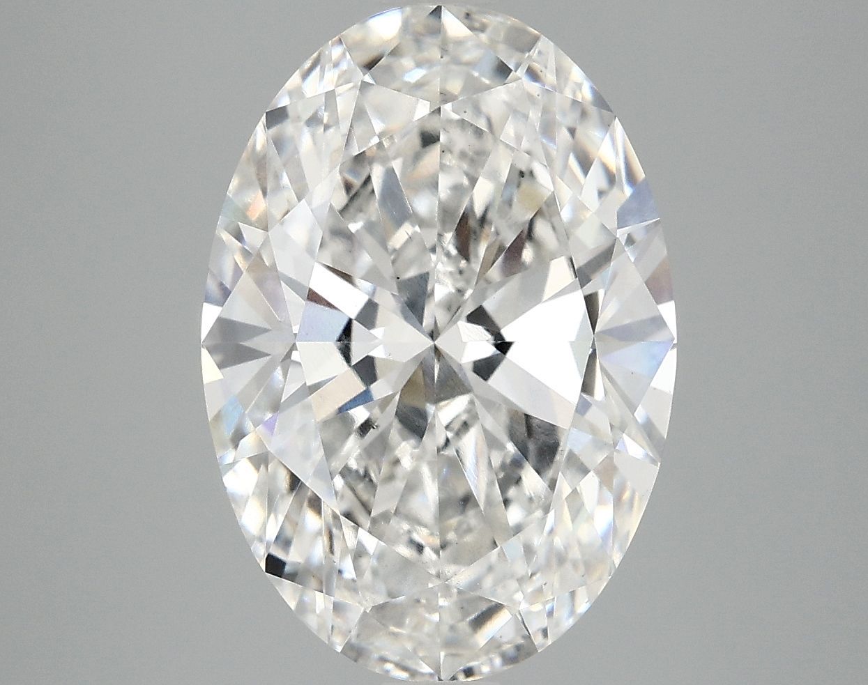 5.00 ct. oval Lab Grown Diamond front image